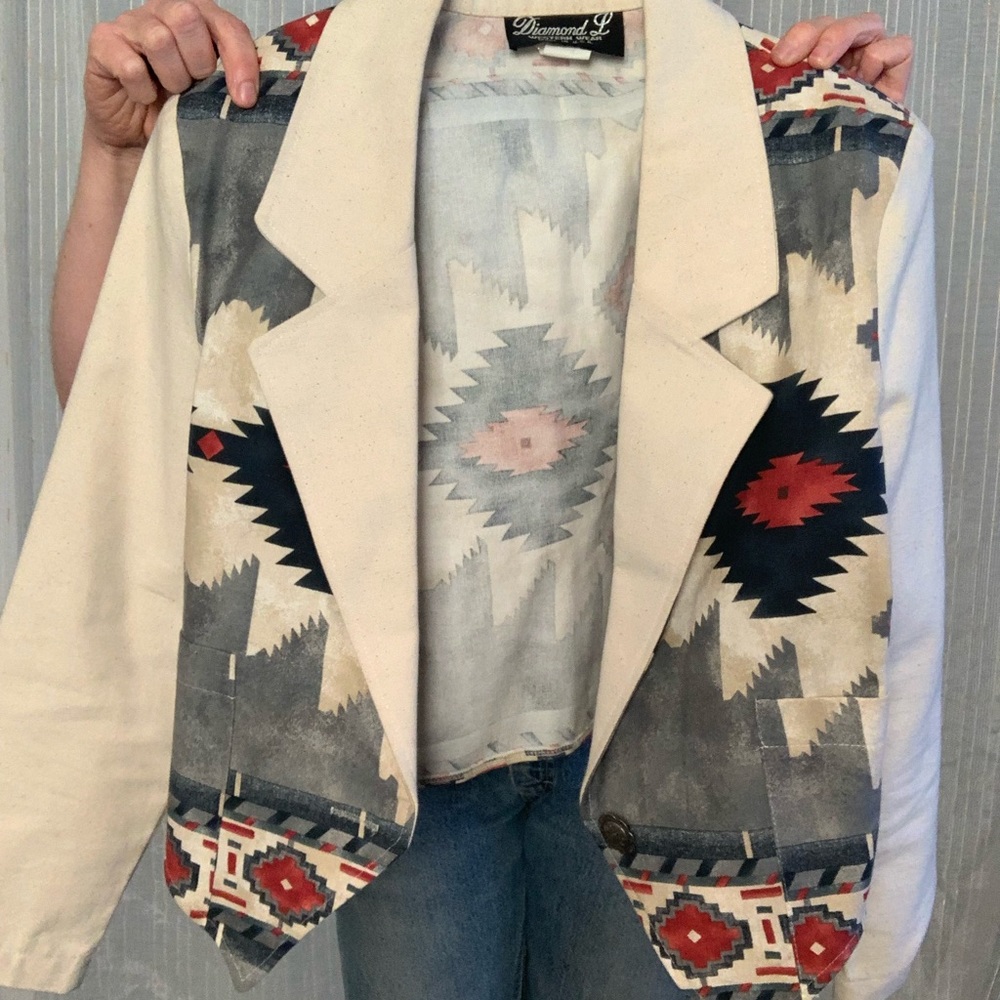 Vintage 80s Western Blazer